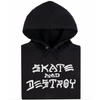Thrasher Skate and Destroy Hood - Black