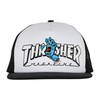 Santa Cruz x Thrasher Mesh Cap Screaming Logo Trucker White/Black One Size