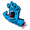 Santa Cruz Screaming Hand Sticker Blue- 6"