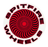 Spitfire Wheels Swirl Sticker 7.5" - Red