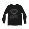 Diamond Supply Co. x AC/DC 'Back in Black' Long Sleeve T-Shirt - Black