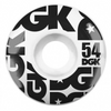 DGK Skateboards Street Formula Skateboard Wheels 101a White 54mm