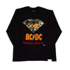 Diamond Supply Co. x AC/DC 'AC/DC Diamond' Long Sleeve T-Shirt - Black