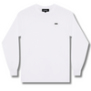 SCUM BOX LOGO LONG SLEEVE T-SHIRT - WHITE