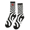 SPITFIRE BIGHEAD FILL EMB SWIRL SOCKS  - WHITE / BLACK