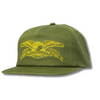 ANTI HERO SKATEBOARDS - BASIC EAGLE SNAPBACK CAP - OLIVE / YELLOW