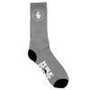 LAKAI X PUBLIC ENEMY SNIPER LOGO SOCKS - GREY/BLACK