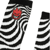 SPITFIRE BIGHEAD FILL EMB SWIRL SOCKS  - WHITE / BLACK