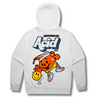 SCUM ACID HOODIE - WHITE