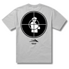 LAKAI X PUBLIC ENEMY SNIPER LOGO T-SHIRT - SMOKE GREY