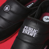 LAKAI X PUBLIC ENEMY OWEN SLIPPER NYLON SHOES - BLACK