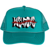 Welcome Thorns Embroidered Trucker Hat (Jade)