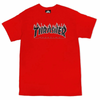 Thrasher Mag Flame Logo T-shirt - Red