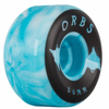 Welcome Orbs Specters Swirls Conical 99a Skateboard Wheels - Blue/White 56mm