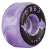 Welcome Orbs Specters Swirls Conical 99a Skateboard Wheels - Purple/White 54mm