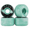 Welcome Orbs Specters Swirls Conical 99a Skateboard Wheels - Teal/White 52mm