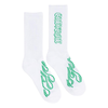 Creature To The Grave socks - White