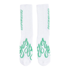 Creature To The Grave socks - White