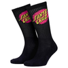 Santa Cruz Style Dot  Socks - Black