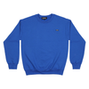 Scum Rubber patch  Crew Sweater - Blue