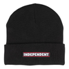 Independent - Bar Logo Beanie - Black