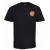 Santa Cruz Classic Dot Chest T Shirt - Black