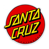 Santa Cruz Skateboards Classic Dot (Red/Yellow) Skateboard Sticker - 3"
