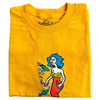 Krooked Skateboards Mermaid T-Shirt - Gold