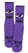 TOY MACHINE SKATEBOARDS Sect Eye Socks - Purple