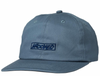 Krooked Moonsmile Script Snapback Cap - Blue/Navy