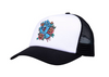 Santa Cruz Screaming Flash Meshback cap - White/Black