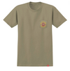 SPITFIRE BIGHEAD CLASSIC POCKET T-SHIRT SAND/GOLD/RED