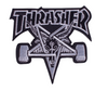 THRASHER SKATEGOAT BLACK/SILVER PATCH