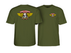 Powell-Peralta  Winged Ripper T-shirt -  Military Green