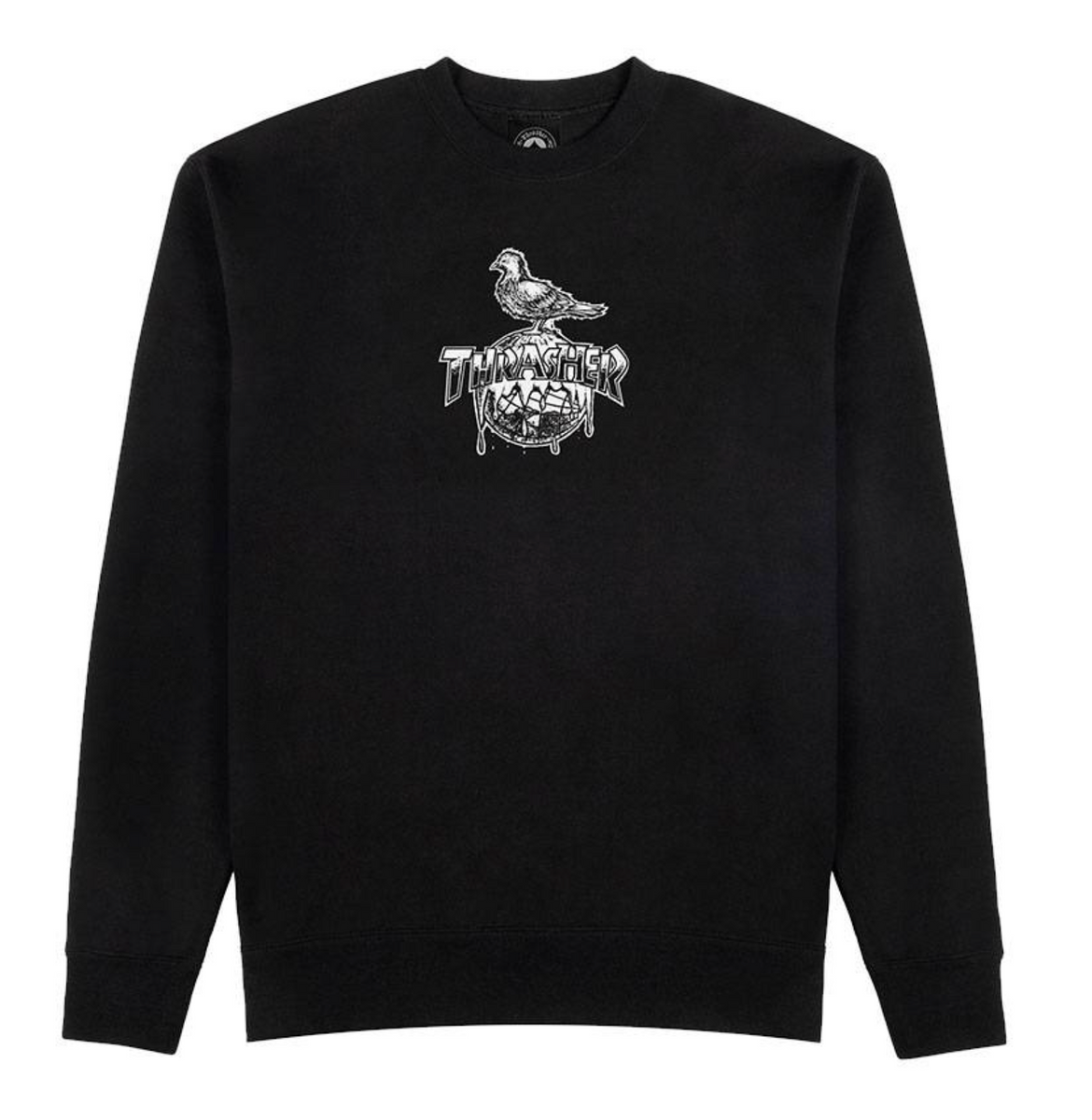 Thrasher x Antihero Cover The Earth Crewneck Sweater - Black – No Chaos