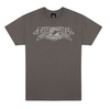 Thrasher x Antihero Mag Banner Skate T-Shirt - Charcoal