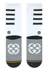 MERGE4 TRAINING WHITE CLASSIC CREW SOCKS