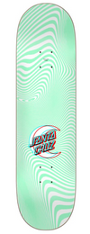 Santa Cruz Skateboards Delfino Tarot Anaglyph Skateboard Deck 8.25'' - White