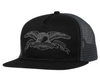 ANTI HERO SKATEBOARDS - BASIC EAGLE SNAPBACK CAP - BLACK / CHARCOAL