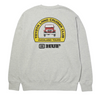 HUF X TOYOTA OVERLAND TOURING CREWNECK SWEATSHIRT - ASH