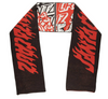 Santa Cruz Handled Scarf - Black/Red/White