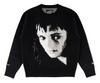 BEETLEJUICE X WELCOME - LYDIA KNIT SWEATER - BLACK