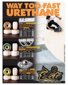 OJ Skateboard Wheels Team Line Hardline 99a White 54mm