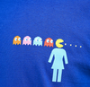 Girl OG Pac-Man Maze Tee - Royal Blue