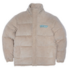 RIPNDIP INTERTWINED CORDUROY PUFFER JACKET - KHAKI