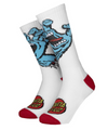 Santa Cruz Screaming Hand Socks - White