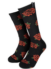 SANTA CRUZ DRESSEN ROSES SOCKS - BLACK