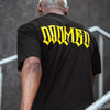 Doomed t-shirt in Black and Gold