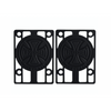 Independent Riser Pads Pair 1/4 Black (Pack of 2)