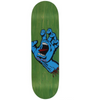 Santa Cruz Screaming Hand Skateboard Deck - Green 8.8''
